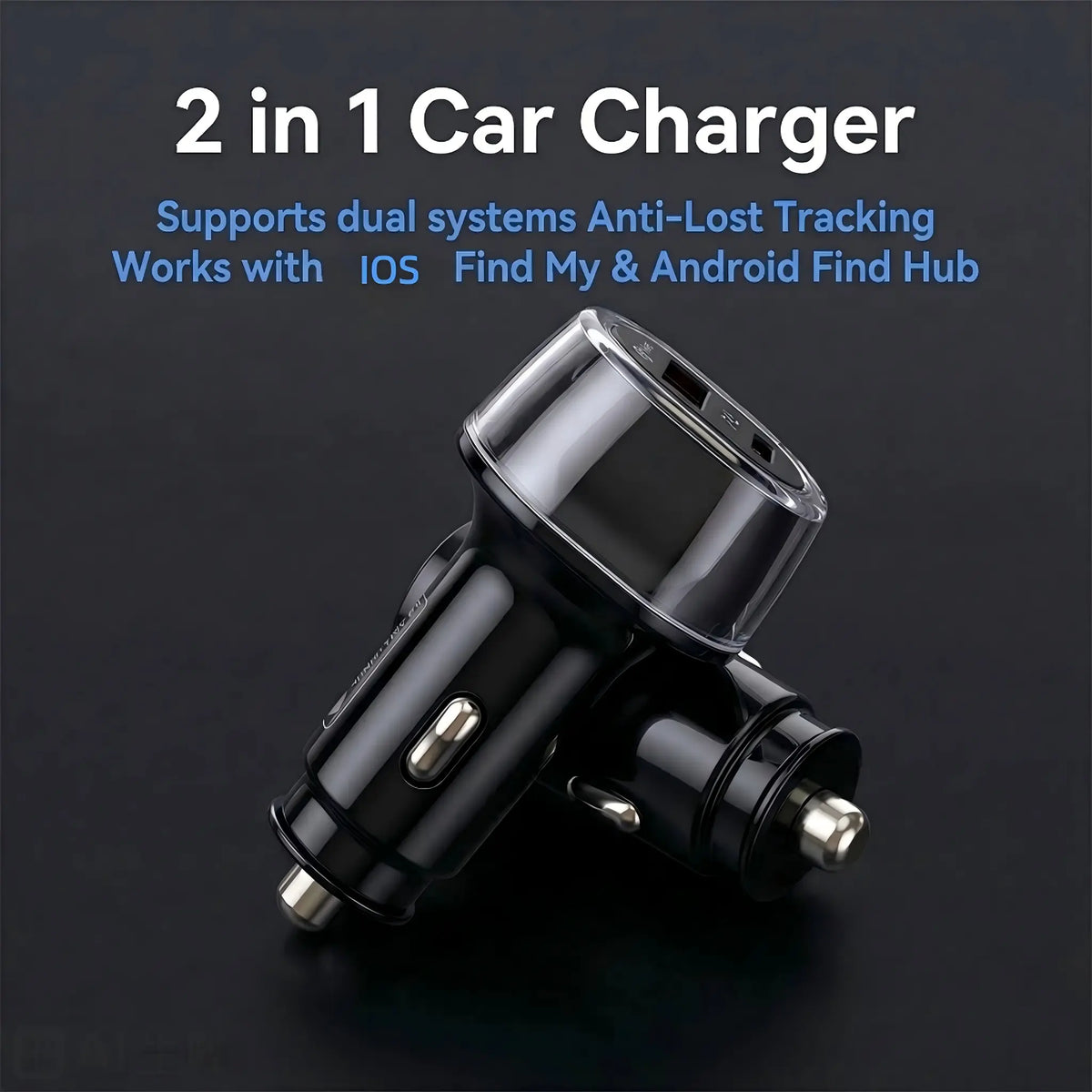 2-in-1 Dual-Port Car Charger with Location Tracking [YQT:ML-260920-001:05808a298a1921ea]
