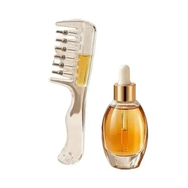 Refillable Scalp Oil Applicator Comb with Clear Reservoir and Curved Handle [YQT:ML-260918-009:bf5043c1b4471e17]