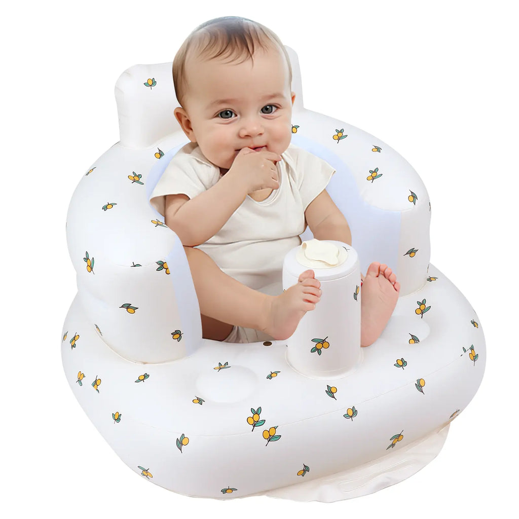 Inflatable Baby Floor Seat with Built-In Air Pump and Playful Prints [YQT:ML-260921-003:ce7ed69b91d478b7]