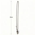 Interactive Articulated Pendant Necklace with Pull Ring and Segmented Design [YQT:ULO-260912-001:089634bbd813d232]