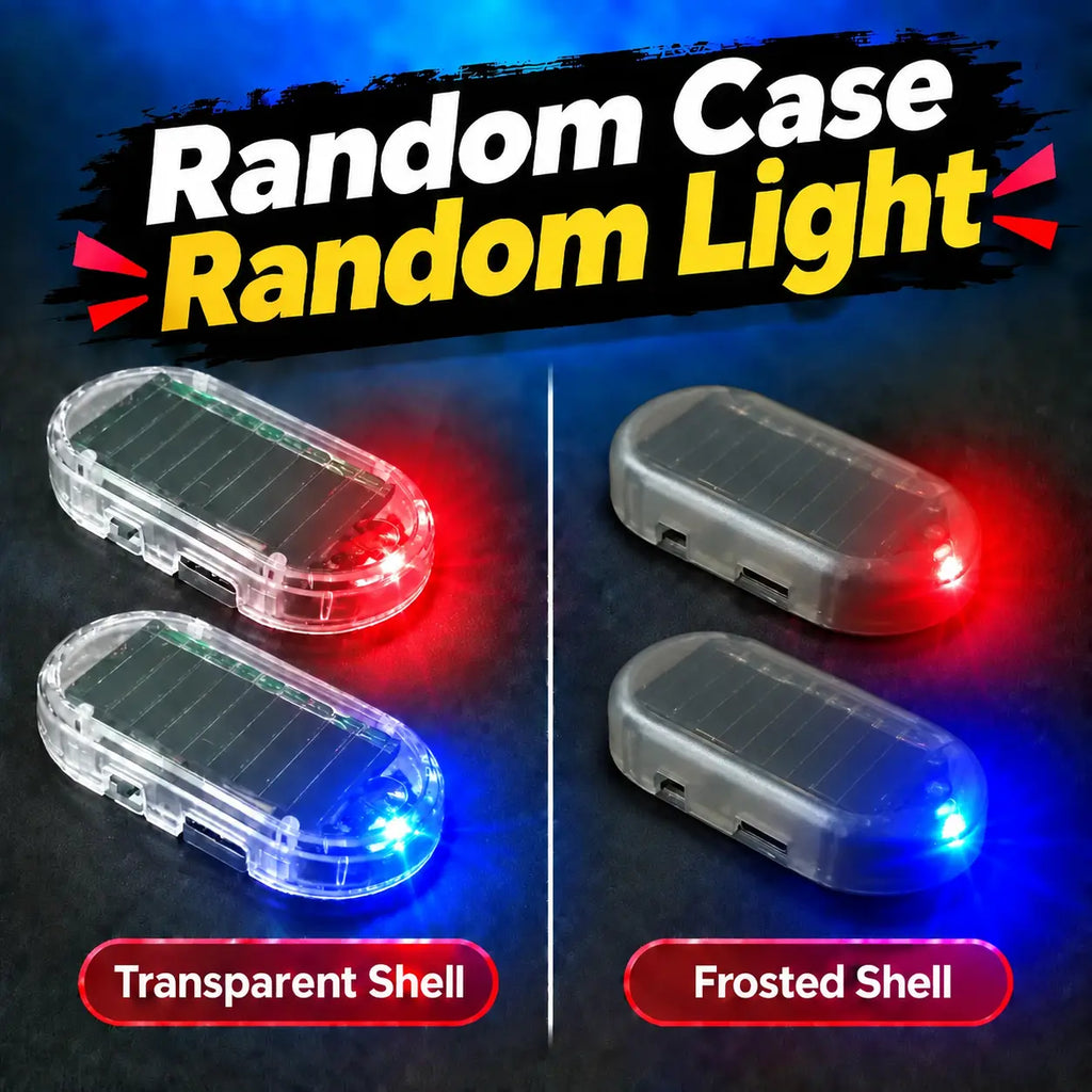Solar Powered Car Dummy Alarm Light with Automatic Flashing LED [YQT:ML-260920-005:92dcf99518d27fae]