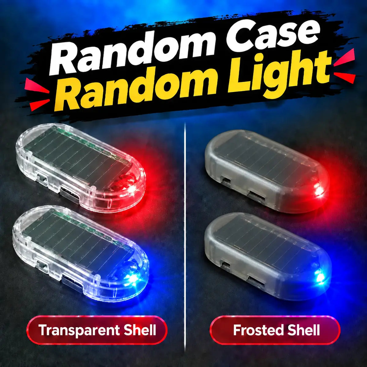 Solar Powered Car Dummy Alarm Light with Automatic Flashing LED [YQT:ML-260920-005:92dcf99518d27fae]