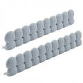 Silicone Kitchen Sink Splash Guard Set with Suction Cups and Rounded Design [YQT:ML-260918-002:be069cf4f0c3a103]