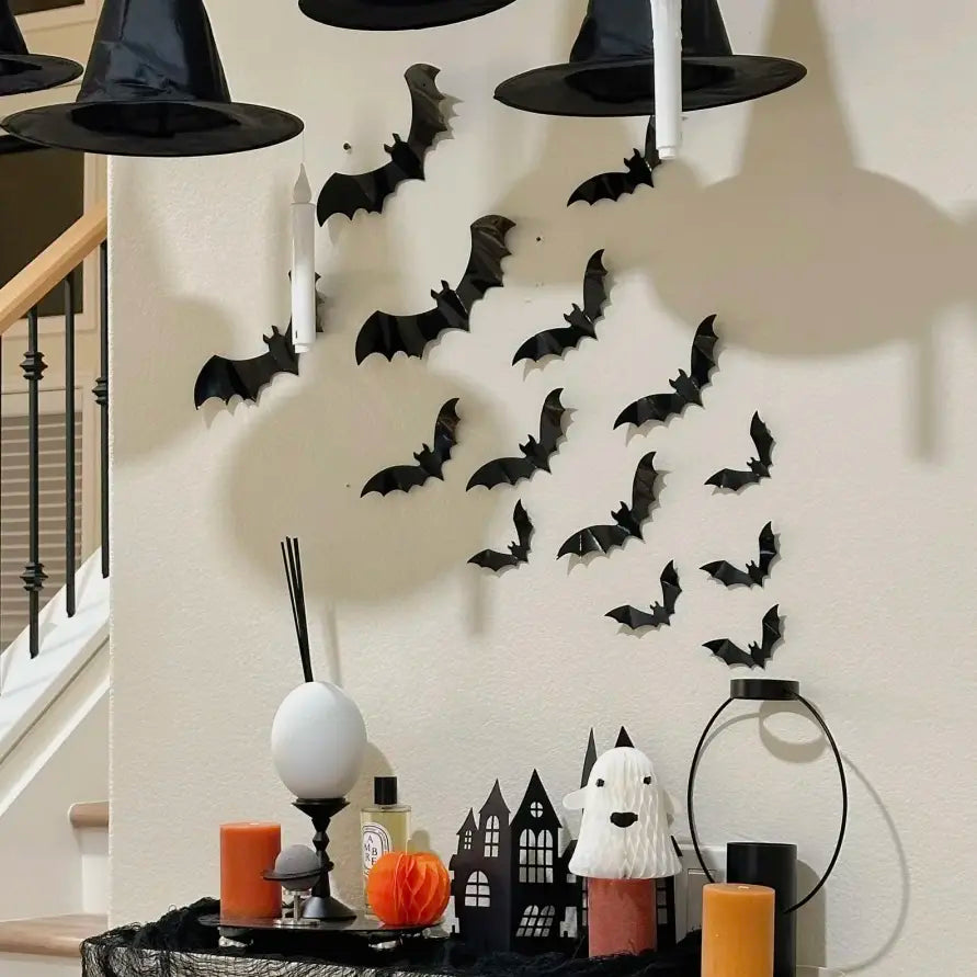 Halloween LED Light-Up Black Bat Decorations with Foldable 3D Wings [YQT:ML-260920-003:760265b8a12ef8c5]