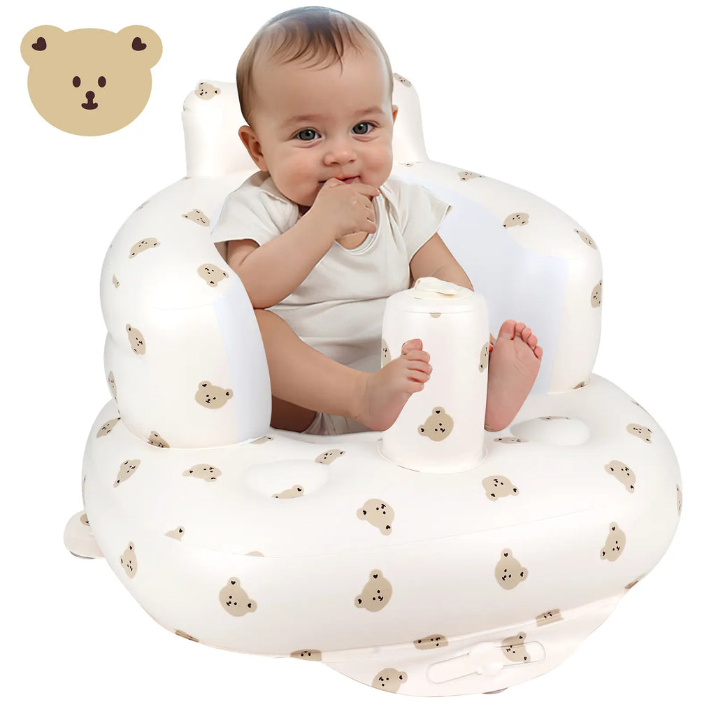 Inflatable Baby Floor Seat with Built-In Air Pump and Playful Prints [YQT:ML-260921-003:3dad1ff95e25e16a]