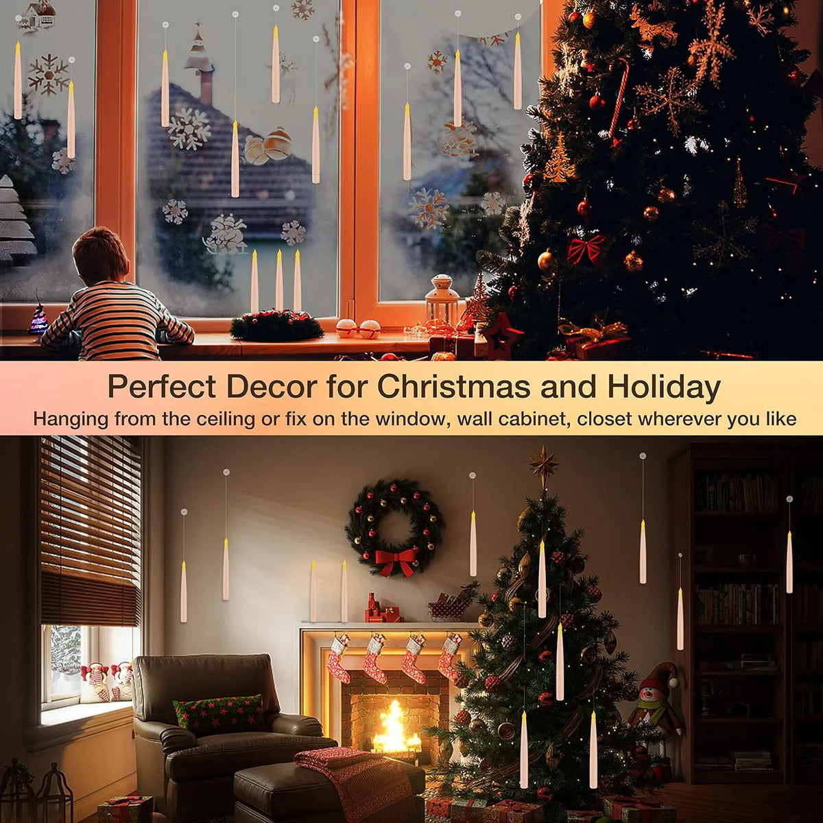 Flameless LED Floating Taper Candles with Magic Wand Remote for Holiday Decor [YQT:ML-260920-002:0fc49f226e4203f8]