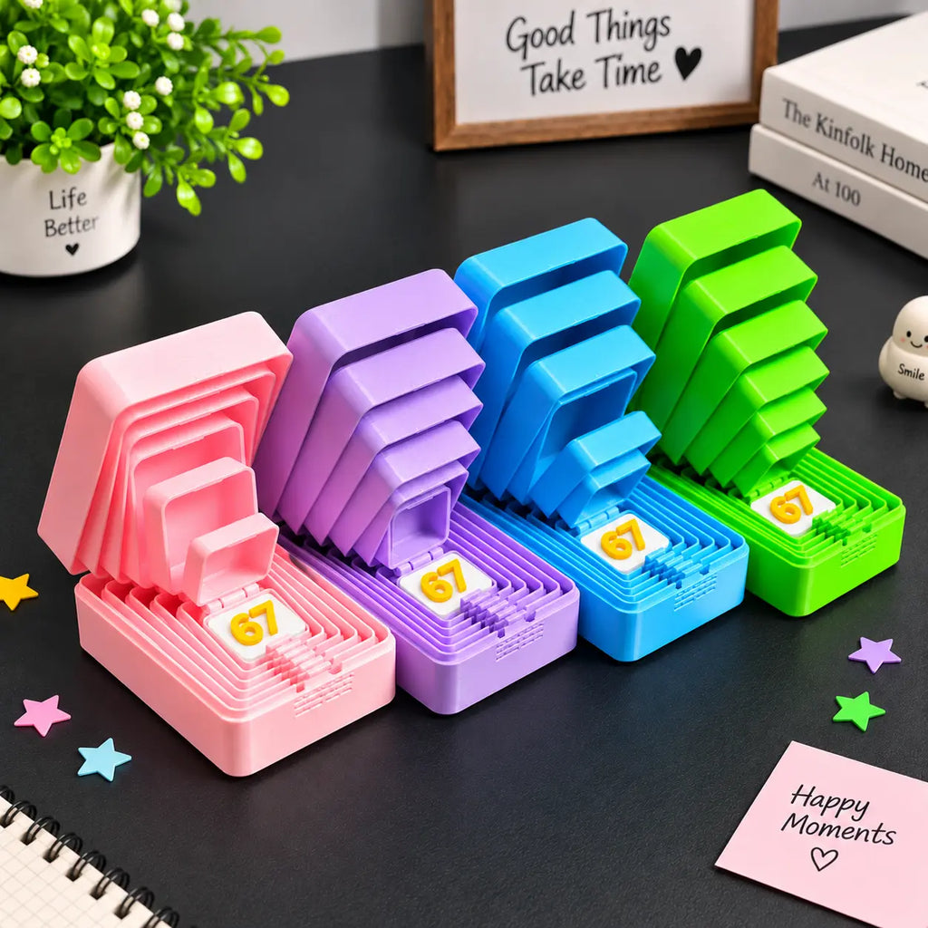 67 Surprise Gift Box with Colorful Nesting Layers or Spring Box Design [YQT:ML-260918-003:b7f20735467a9012]