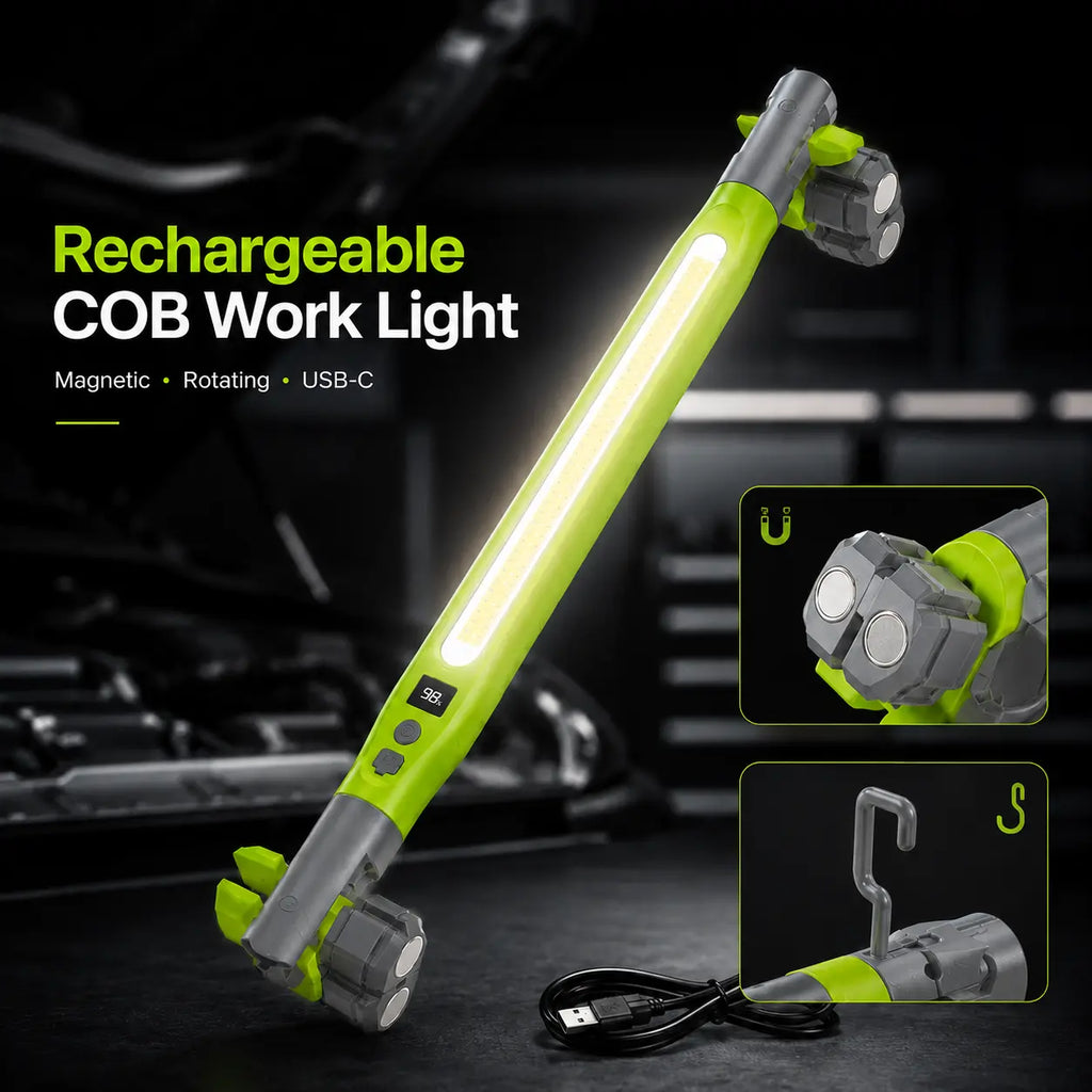 USB-C Rechargeable Magnetic COB Work Light with Hook and 360° Rotation [YQT:ML-260920-004:69d09a8decc37aed]
