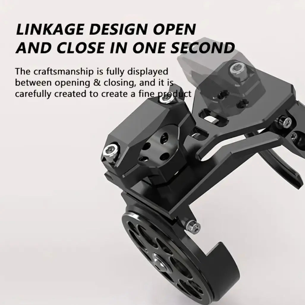Black Folding Bike Cup and Water Bottle Holder with Rotating Mount [YQT:ML-260918-010:8d94af3842b05cf8]