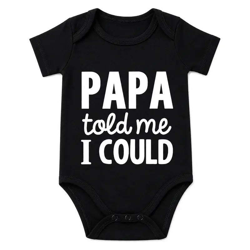 Grandpa, Papa and Pop Pop Saying Baby Bodysuit with Short Sleeves [YQT:ML-260926-002:2442bf2b7345dd55]
