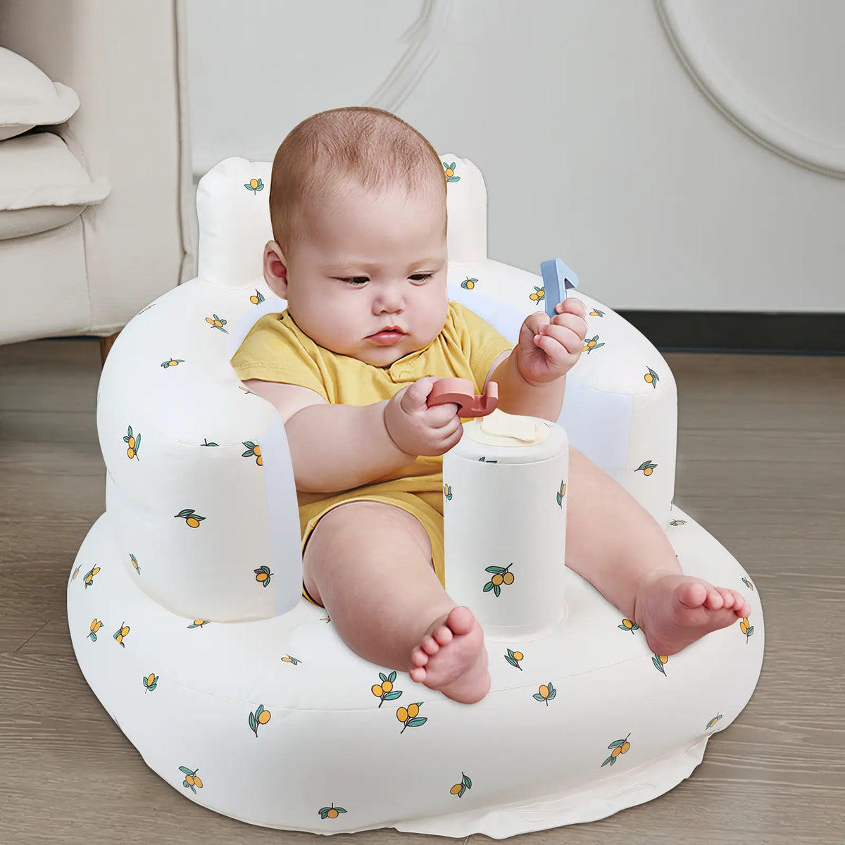 Inflatable Baby Floor Seat with Built-In Air Pump and Playful Prints [YQT:ML-260921-003:5bc19eec1b22933a]