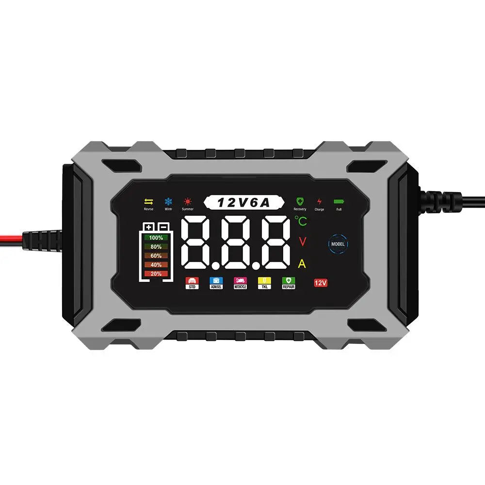 12V 6A Smart Battery Charger with Digital Display and Pulse Repair Mode [YQT:ML-260923-005:f551aef1fb56fae7]