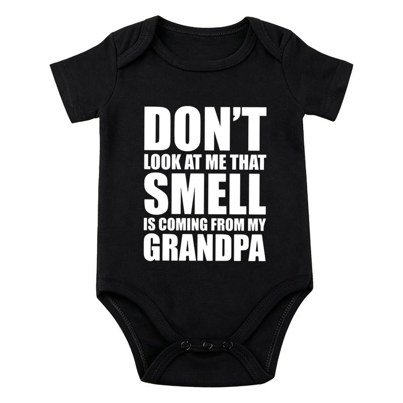 Grandpa, Papa and Pop Pop Saying Baby Bodysuit with Short Sleeves [YQT:ML-260926-002:ddd0ba8257a9fda9]