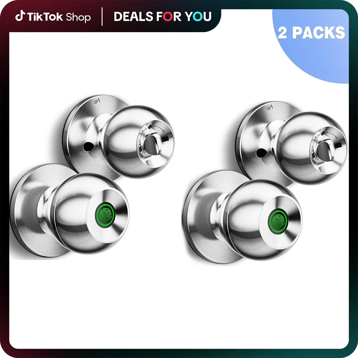 Keyless Entry Door Knob Lock with Fingerprint App or Keypad Options [YQT:ML-260918-007:5ee653ad7890bb7a]