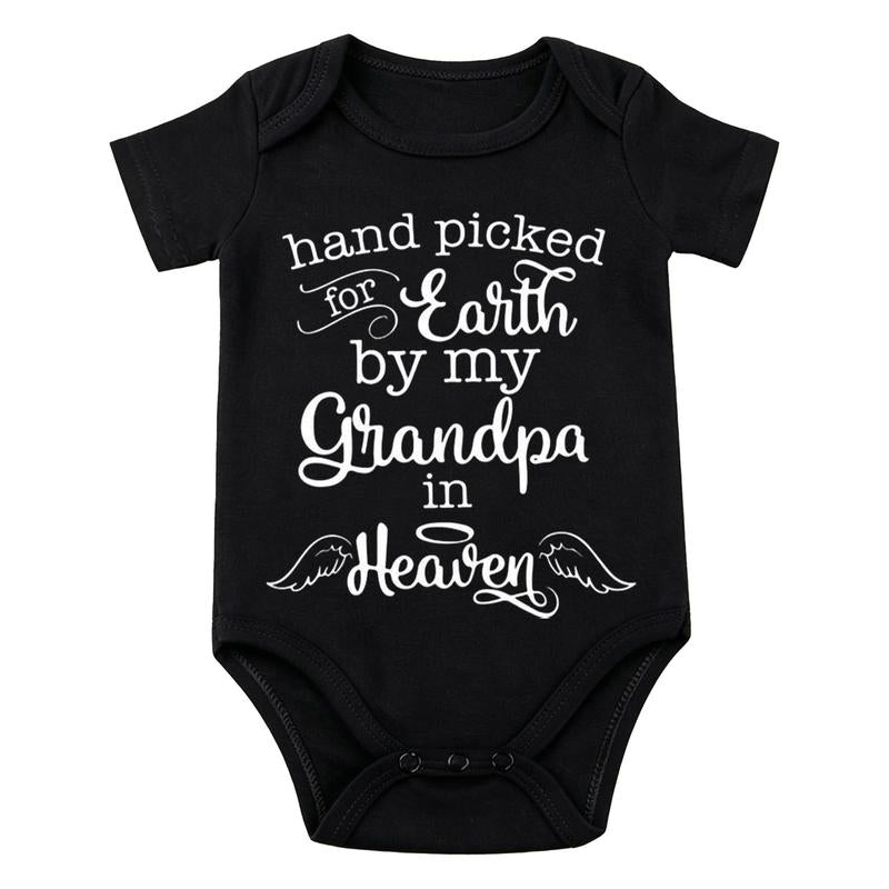 Grandpa, Papa and Pop Pop Saying Baby Bodysuit with Short Sleeves [YQT:ML-260926-002:9c9679254a4caea7]