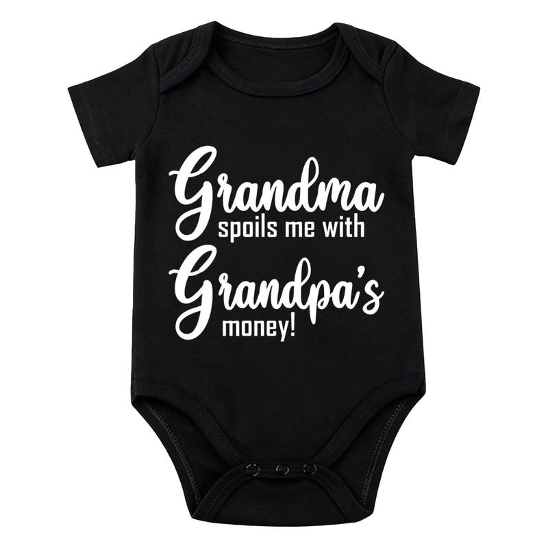 Grandpa, Papa and Pop Pop Saying Baby Bodysuit with Short Sleeves [YQT:ML-260926-002:b35d19d03e3635a5]