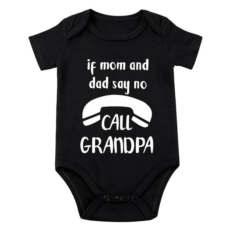 Grandpa, Papa and Pop Pop Saying Baby Bodysuit with Short Sleeves [YQT:ML-260926-002:d365f69b22676cd3]