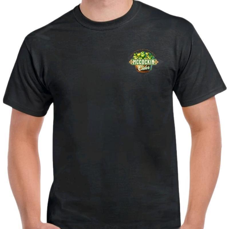 McCockin Cider Men's funny T-shirt- Crewneck humor Menswear Casual Tshirt