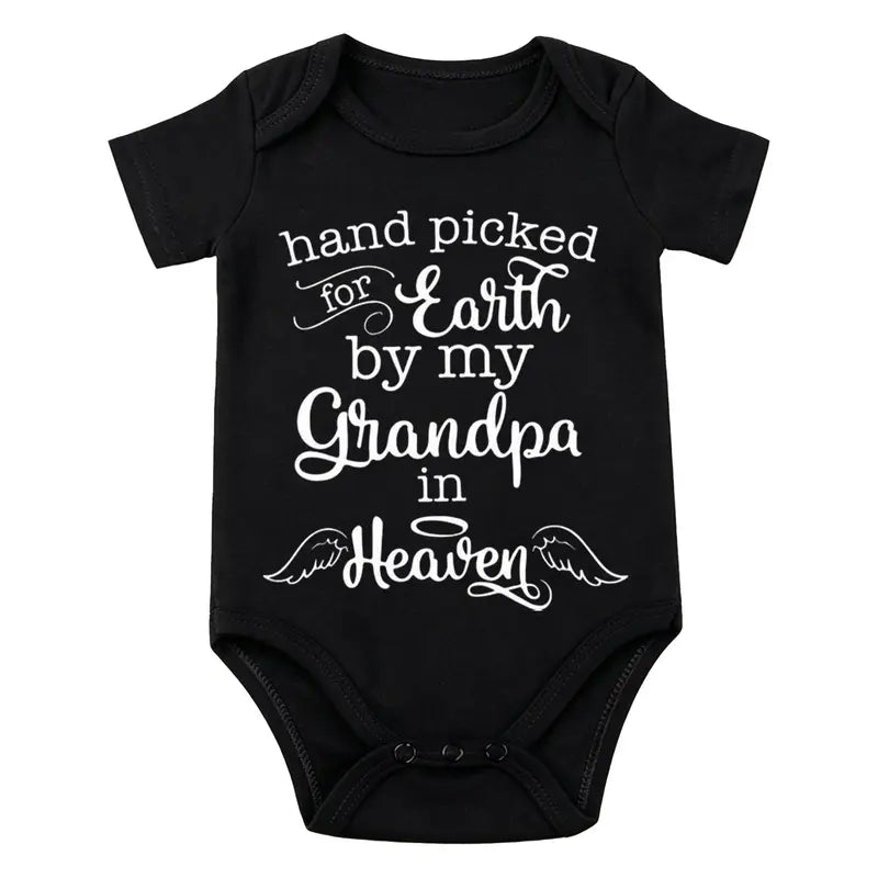 Grandpa2 — Black baby bodysuit