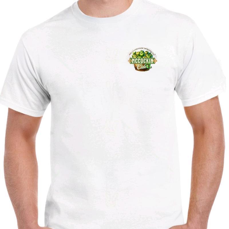 McCockin Cider Men's funny T-shirt- Crewneck humor Menswear Casual Tshirt